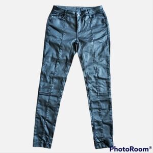 Nordstrom Hart Denim Metallic Black Pant Size 27